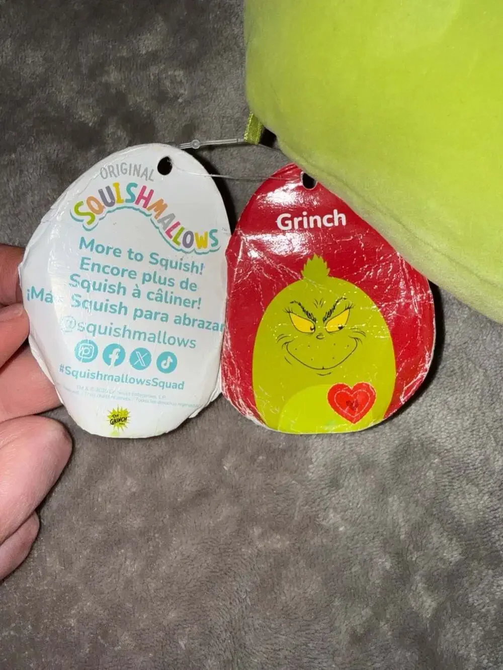 Squishmallows The Grinch Plush Toy